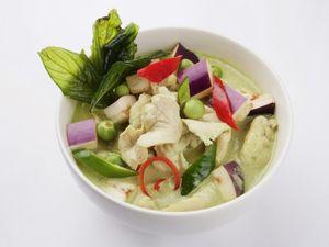 Green Curry with Chicken 